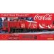 Coca-Cola Christmas Train Set - Standard DC -- Side-Rod Diesel, Boxcar, Container Flat, Track Oval and Power Pack, HO, Rivarossi