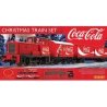 Coca-Cola Christmas Train Set - Standard DC -- Side-Rod Diesel, Boxcar, Container Flat, Track Oval and Power Pack, HO, Rivarossi
