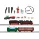 Battery-Powered Steam Starter Set - My World -- Steam Loco, 2 Cars, Oval w/Siding, Controller, Accessories, HO, Marklin, Inc 293