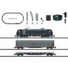 Freight Train Starter Set with Mobile Station - Sound and DCC - Minitrix -- Mitsui Rail Capital Europe MRCE 185.1, 2 Cars, C-Tra