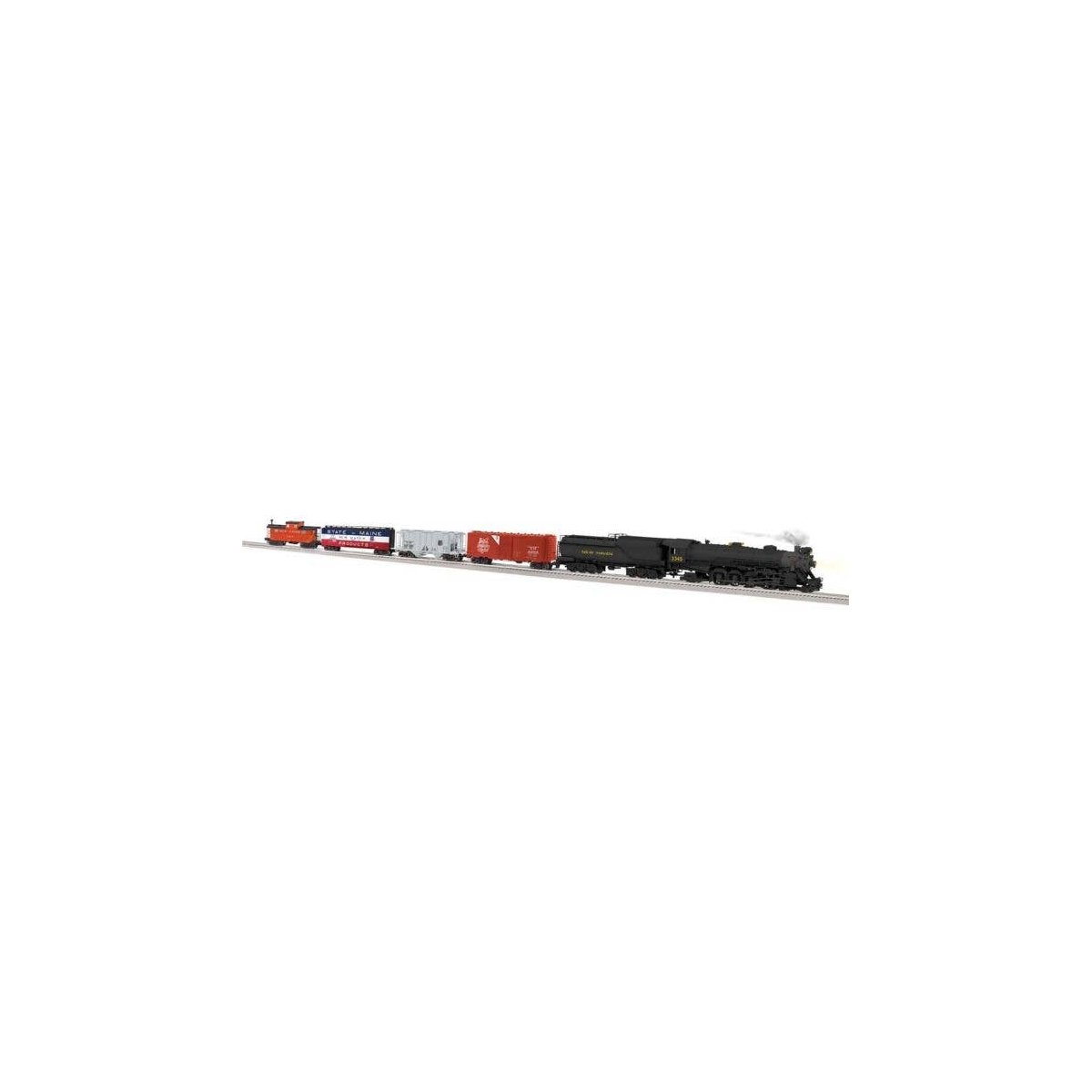 Minuteman Freight Train-Only Set - 3-Rail - Legacy Sound, Smoke & Control -- New Haven 4-8-2 3345, 4 Cars, O, Lionel 2522040
