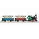 Passenger Train Starter Set -- 0-4-0T, 2 Cars, 50-3/4′ 129cm Track Circle, 120V Controller, G, LGB 72307