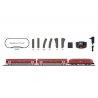 Regional Express Starter Set - 3-Rail w/Sound & Digital -- German Railroad DB AG Class 245 Diesel & 2 Bi-Level Cars, Track, Cent