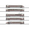 ICE 4 Class 412-812 5-Car Train-Only with Sound & DCC - Digital -- German Federal Railway (Era VI 2018 white, red), HO, Trix 229