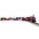 Willy Wonka & The Chocolate Factory Set - 3-Rail - LionChief Bluetooth 5.0 -- 0-8-0 w/Sound, 3 Cars, FasTrack Oval, Remote Contr