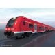 Siemens Desiro HC Class 1462/1862 4-Car Train - 3-Rail - Sound & Digital -- German Railroad DBAG (Era VI 2023, red, gray, white)