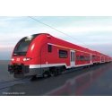 Siemens Desiro HC Class 1462/1862 4-Car Train - 3-Rail - Sound & Digital -- German Railroad DBAG (Era VI 2023, red, gray, white)