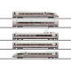 ICE 4 Class 412-812 5-Car Train-Only - 3-Rail - Sound and Digital -- German Railroad DB AG (Era VI 2018, white, red), HO, Markli