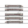 ICE 4 Class 412-812 5-Car Train-Only - 3-Rail - Sound and Digital -- German Railroad DB AG (Era VI 2018, white, red), HO, Markli