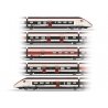 Class RABe 501 Giruno High-Speed Rail Car Train Only - 3-Rail - Sound & Digita -- Swiss Federal Railways SBB, 2 End Cars, 3 Inte