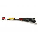 Berkshire Steam Freight Set - LionChief Sound and Control -- Nickel Plate 2-8-4, 4 Cars, FasTrack(R) Oval, Power Pack, Controlle