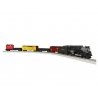 Berkshire Steam Freight Set - LionChief Sound and Control -- Nickel Plate 2-8-4, 4 Cars, FasTrack(R) Oval, Power Pack, Controlle