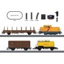 Danish Freight Train Starter Set - 3-Rail - Digital -- DSB Class MK Diesel, 3 Cars, C-Track Oval, Mobile Station, HO, Marklin, I