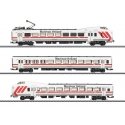 Class ICM-1 Koploper 3-Car Electric Rail Car Train - 3-Rail - Sound & Digital -- Dutch State Railways NS (Era IV 1986, Martinair