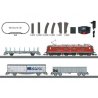 Swiss Freight Train w/Class Re 620 Starter Set - 3-Rail - Sound & Digital -- Re 6/6 Electric, Track Oval w/Siding, 3 Cars, Mobil
