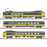 Class ICM-1 Koploper 3-Car Electric Rail Car Train - 3-Rail - Sound and Digita -- Power, Mid, End Cars, Dutch State Railways NS 