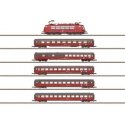 EC 64 Mozart Train-Only Set - Standard DC -- German Railroad DB AG Class 103.1, 5 Cars (Era V, red, gray), Z, Marklin, Inc 81282
