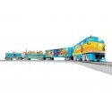 Lookey Tunes Train Set - 3-Rail - Sound & Control LionChief -- EMD FT, 3 Cars O-36 FasTrack(R) Oval, Power Pack, Remote Controll