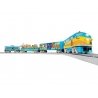 Lookey Tunes Train Set - 3-Rail - Sound & Control LionChief -- EMD FT, 3 Cars O-36 FasTrack(R) Oval, Power Pack, Remote Controll
