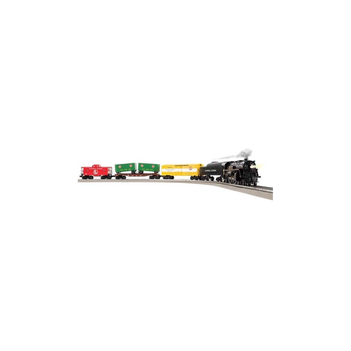 Lionel Lines Train Set - 3-Rail - LionChief Sound & Control -- 4-4-2, 3 Cars, FastTrack Oval, Power Pack, Remote Controller, O, 