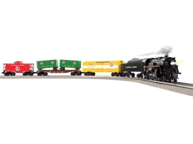 Lionel Lines Train Set - 3-Rail - LionChief Sound & Control -- 4-4-2, 3 Cars, FastTrack Oval, Power Pack, Remote Controller, O, 