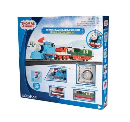 Thomas Saves Santa′s Sleigh - Standard DC - Thomas & Friends(TM) -- Thomas, 2 Cars, Sleigh, E-Z Track(R) Oval, Power Pack, HO,