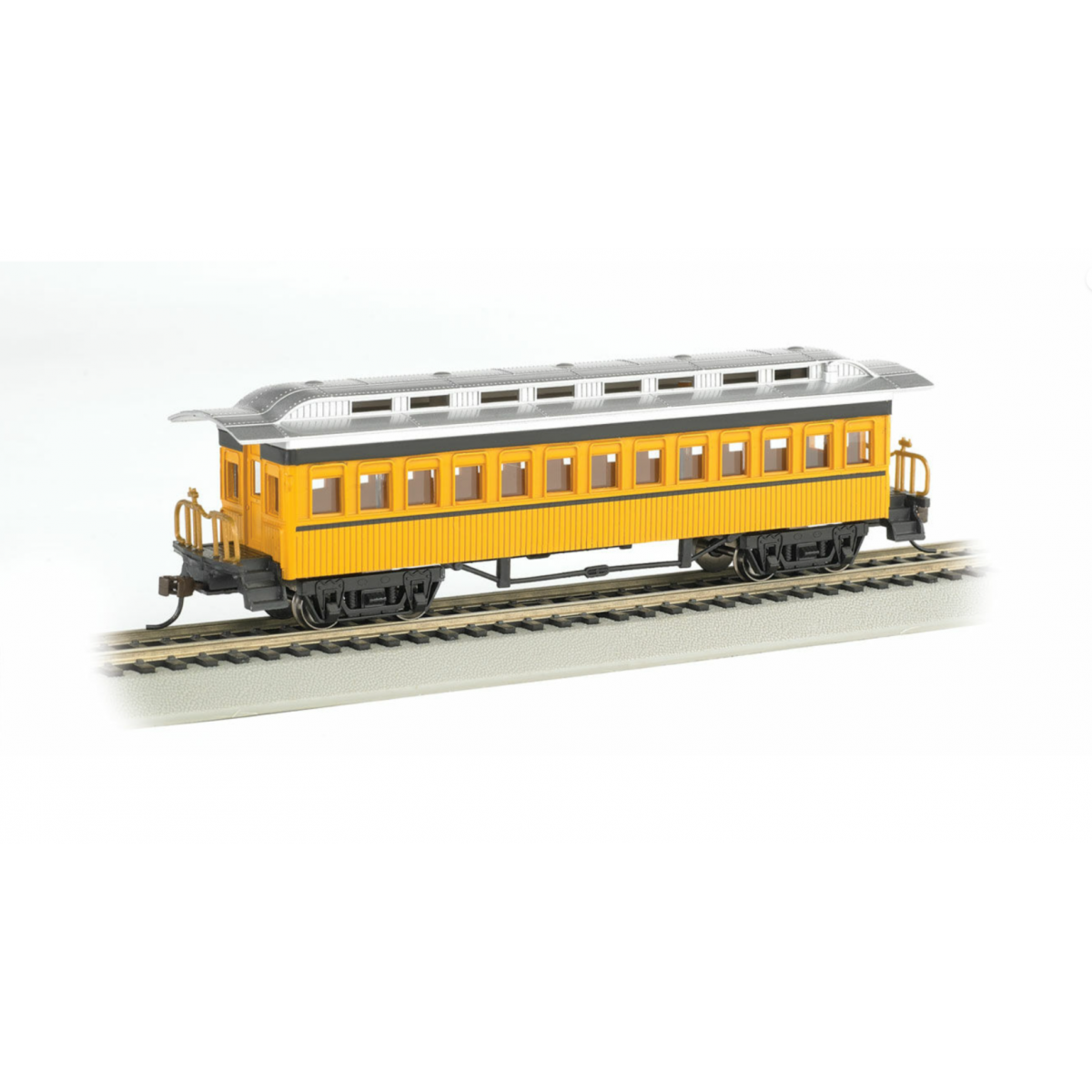 Passanger car - Personenwagen -- 1860 - 1880 Wood Coach - Ready to Run - Silver Series(R) - HO - Bachmann Industries 13403