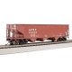 AAR 70-TON TRIPLE HOPPER - ATSF - GA-73 - 183340 - HO - Broadway Limited 8101