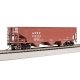 AAR 70-TON TRIPLE HOPPER - ATSF - GA-73 - 183357 - HO - Broadway Limited 8102
