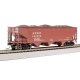 AAR 70-TON TRIPLE HOPPER - ATSF - GA-73 - 183357 - HO - Broadway Limited 8102