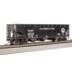 AAR 70-TON TRIPLE HOPPER - B&O - W-7 - 4-PACK - HO - Broadway Limited 8103