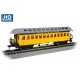 Passanger car -- Personenwagen -- Old Time Wood Coach with Round-End Clerestory Roof - HO - Bachmann Industries 15107