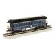 Passenger Car -- Personenwagen -- Old-Time Wood Combine with Round-End Clerestory Roof - HO - Bachmann Industries 15205