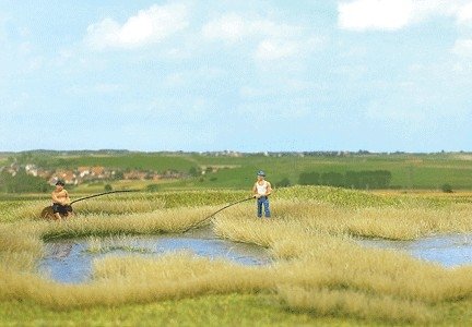 Thinning Grass Pad - 11-11/16 x 8-1/4′ 29.7 x 21cm -- Grass & Reed Marsh/Pond Shoreline, HO, Busch Gmbh & Co Kg 1312