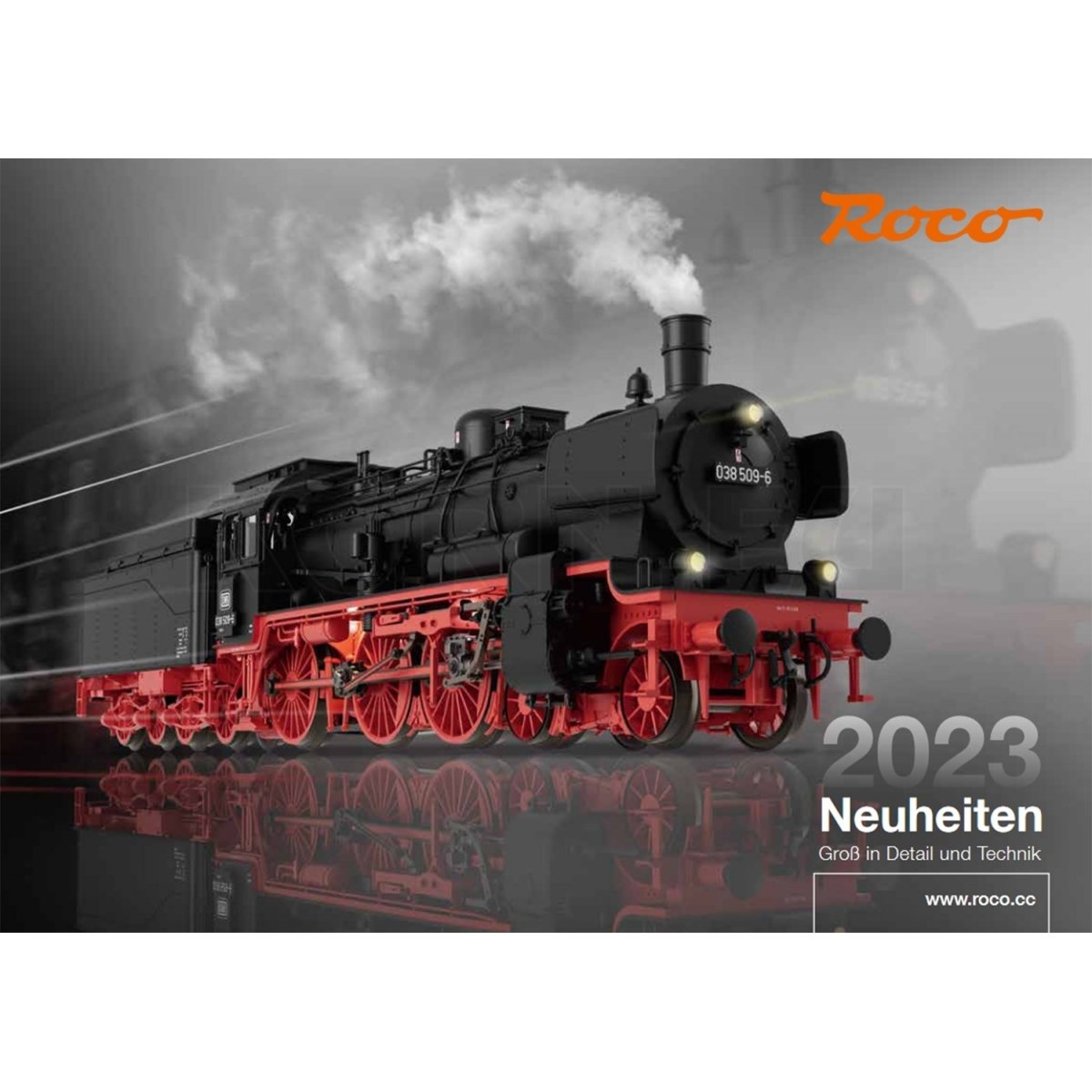 Catalogue - Neuheiten Groß in Detail und Technik 2023 - De - HO - HOe - Roco 80723