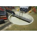 Turntable 90' Motorized Assembled 13-3.4" 34.9cm Overall Diameter - HO - Walthers Cornerstone 2860