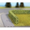 Tall Hedges -- Light Green 19-5/8 x 3/8 x 5/8′ 50 x 1 x 1.5cm, HO, Walthers SceneMaster 1302