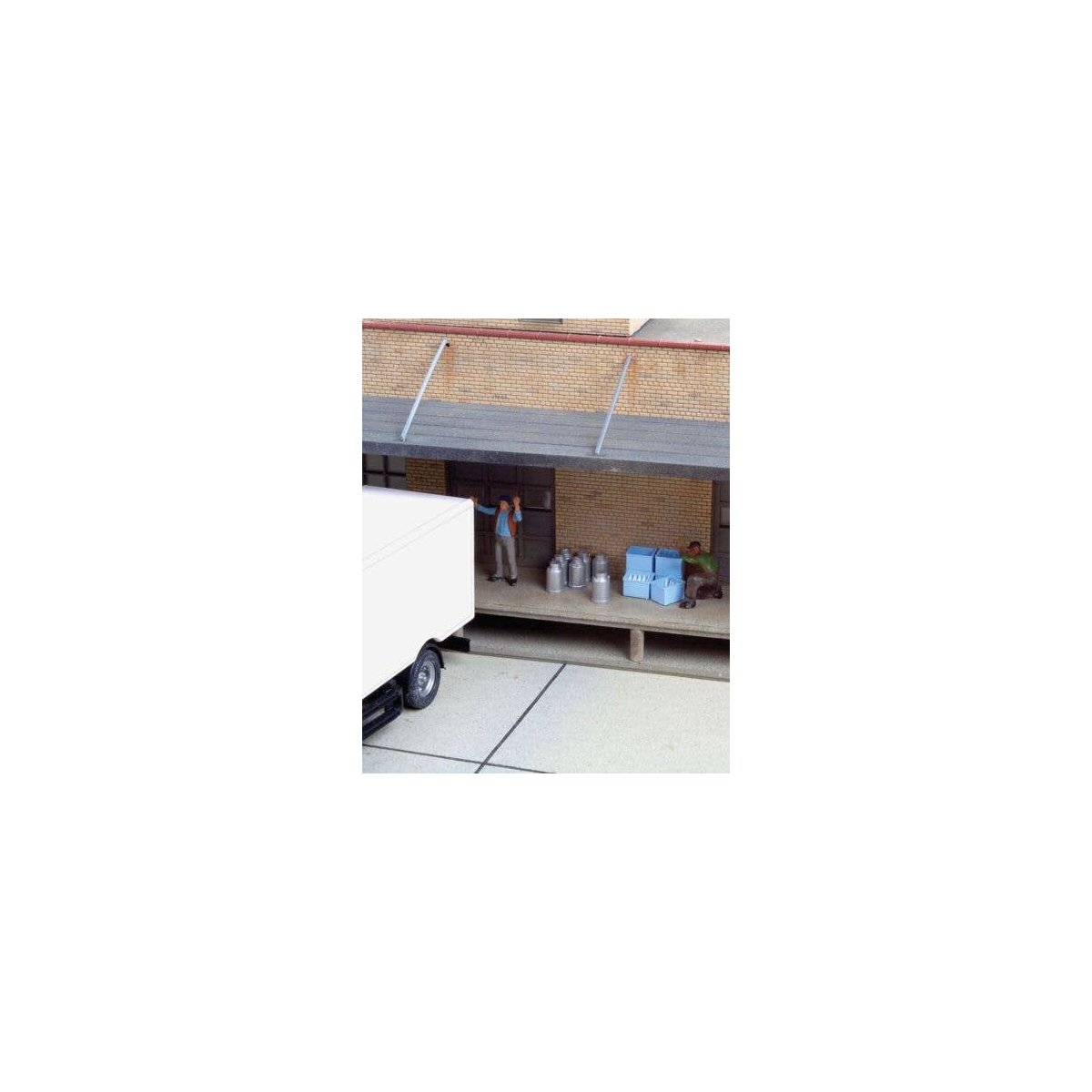 Milk Cans, Bottles & Cases, HO, Walthers SceneMaster 4136