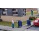 Roadside Mail Boxes and City Mailboxes -- Kit, HO, Walthers SceneMaster 4184