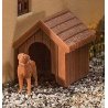 Dog & Kennel (Doghouse) -- Kit, HO, Walthers SceneMaster 4147