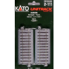 Track straight 94 mm - 2 pieces - HO - KATO 7002111