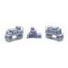 Luggage -- Unpainted 3D Printed Parts pkg(5), N, ALL SCALE MINIATURES 1600987