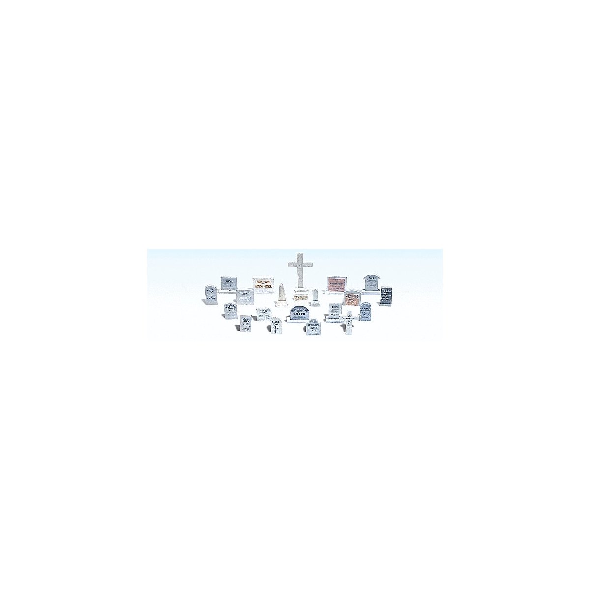 Scenic Accents(R) -- Tombstones pkg(20), HO, Woodland Scenics 1856