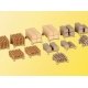 Assorted Cut Wood Loaded Pallets pkg(13), HO, Kibri 38607