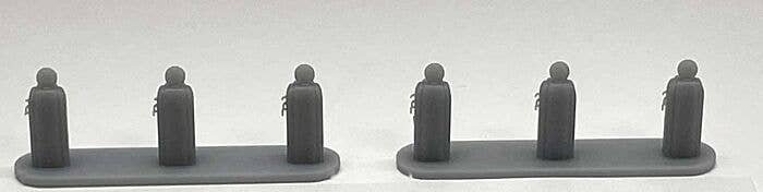 1950s - 1960s Gas Pump Islands - Kit -- Unpainted Cast Resin pkg(2), N, Phoenix Precision Models 30592
