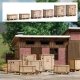 Wood Pallets & Crates - Laser-Cut Wood Kit -- 6 of Each, HO, Busch Gmbh & Co Kg 1811