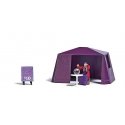 Fortune Teller - Action Set -- Tent, Sign, Table, Figure, Crystal Ball, HO, Busch Gmbh & Co Kg 7995