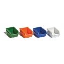 1.6yd 1.5m Cu. Dumpster 4-Pack -- 1 Each: Green, Orange, Blue, White, HO, Busch Gmbh & Co Kg 7752