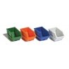 2.75yd 2.5m Cu. Dumpster 4-Pack -- 1 Each: Green, Orange, Blue, White, HO, Busch Gmbh & Co Kg 7753