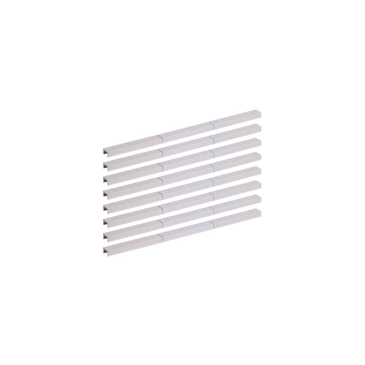 Cable Ductwork -- 5/16` .8cm Wide, 46` 117cm Total Length, 24 Pieces, HO, Busch Gmbh & Co Kg 7777